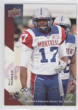 2014 Upper Deck CFL - [Base] #127 - Billy Parker