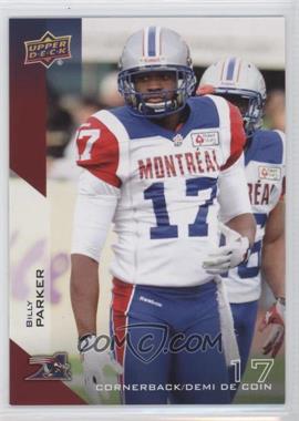 2014 Upper Deck CFL - [Base] #127 - Billy Parker