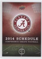 Schedule - Alabama Crimson Tide