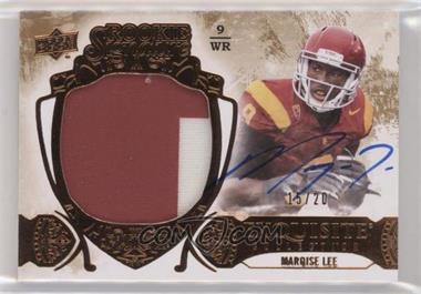 2014 Upper Deck Exquisite Collection - [Base] - Bronze #112 - Rookie Signature Patch - Marqise Lee /20