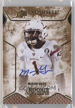 2014 Upper Deck Exquisite Collection - [Base] #104 - Rookie Signatures - Marion Grice /55