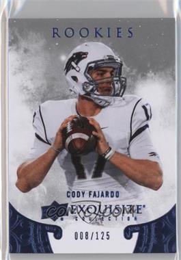 2014 Upper Deck Exquisite Collection - Rookies 2015 #ER-CF - Cody Fajardo /125