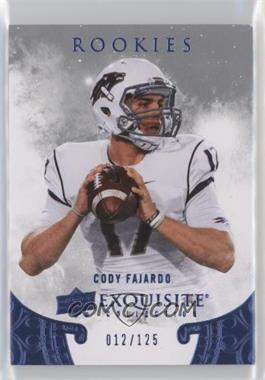 2014 Upper Deck Exquisite Collection - Rookies 2015 #ER-CF - Cody Fajardo /125