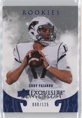 2014 Upper Deck Exquisite Collection - Rookies 2015 #ER-CF - Cody Fajardo /125