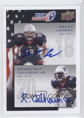 2014 Upper Deck USA Football - [Base] - Autographs #101 - Grant Ludgar, Roosevelt Calhoun Jr.