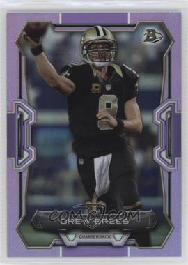 2015 Bowman - [Base] - Purple Rainbow Foil #73 - Drew Brees