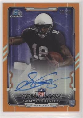 2015 Bowman - Chrome Rookie Autographs - Orange Refractor #RCRA-SCO - Sammie Coates /50