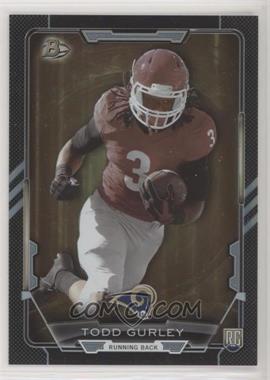 2015 Bowman - Rookies - Black Rainbow Foil #28 - Todd Gurley