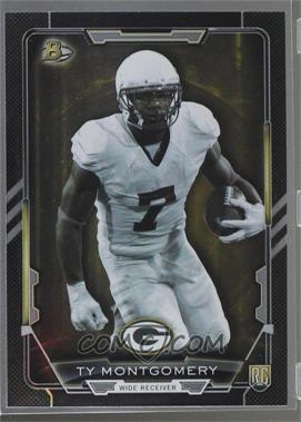 2015 Bowman - Rookies - Black Rainbow Foil #51 - Ty Montgomery