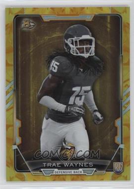 2015 Bowman - Rookies - Electric Yellow #2 - Trae Waynes /99