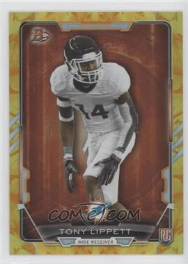 2015 Bowman - Rookies - Electric Yellow #80 - Tony Lippett /99