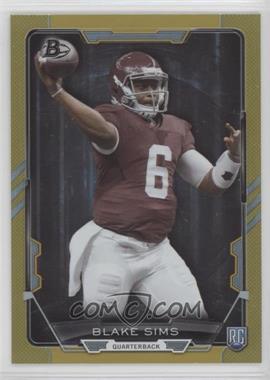 2015 Bowman - Rookies - Gold Rainbow Foil #107 - Blake Sims /399