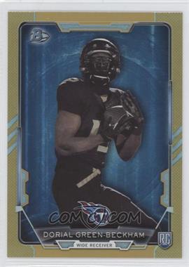 2015 Bowman - Rookies - Gold Rainbow Foil #45 - Dorial Green-Beckham /399