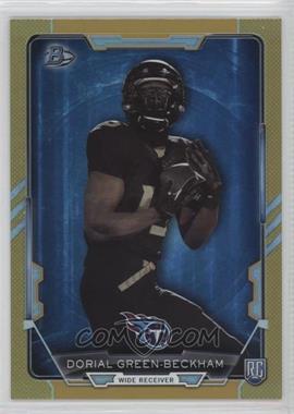 2015 Bowman - Rookies - Gold Rainbow Foil #45 - Dorial Green-Beckham /399