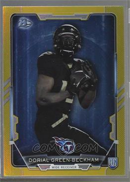 2015 Bowman - Rookies - Gold Rainbow Foil #45 - Dorial Green-Beckham /399