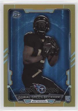 2015 Bowman - Rookies - Gold Rainbow Foil #45 - Dorial Green-Beckham /399