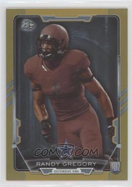 2015 Bowman - Rookies - Gold Rainbow Foil #6 - Randy Gregory /399