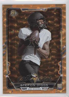 2015 Bowman - Rookies - Orange Ice #50 - Stefon Diggs /50