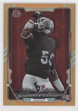 2015 Bowman - Rookies - Orange Rainbow Foil #15 - Benardrick McKinney /299