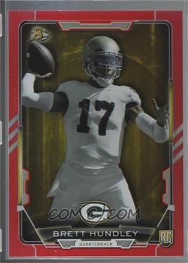 2015 Bowman - Rookies - Red Rainbow Foil #24 - Brett Hundley /199