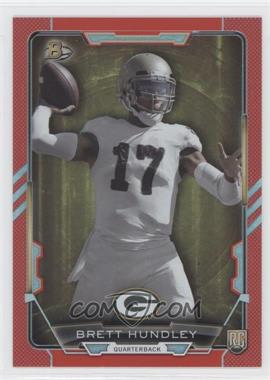 2015 Bowman - Rookies - Red Rainbow Foil #24 - Brett Hundley /199