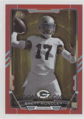 2015 Bowman - Rookies - Red Rainbow Foil #24 - Brett Hundley /199