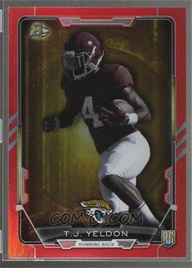 2015 Bowman - Rookies - Red Rainbow Foil #27 - T.J. Yeldon /199