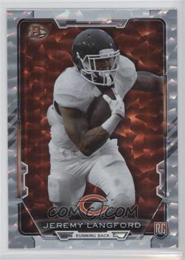2015 Bowman - Rookies - Silver Ice #35 - Jeremy Langford