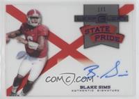 Blake Sims [EX to NM] #/1