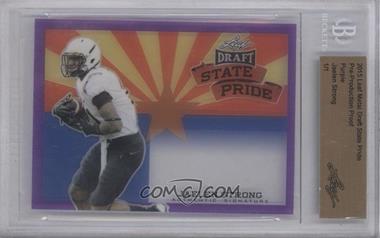 2015 Leaf Metal Draft - State Pride - Pre-Production Proof Purple #SP-JS1 - Jaelen Strong /1 [BGS Authentic]