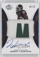 Jeremy Langford #/10