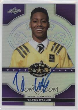 2015 Leaf U.S. Army All-American Bowl - Metal Tour Autographs - Purple Prismatic #ATA-TW1 - Travis Waller /15