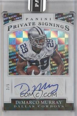 2015 Panini Black Box - Private Signings - Hyperplaid #DM - DeMarco Murray /5 [Uncirculated]