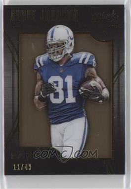 2015 Panini Black Gold - [Base] - Gold Foil #22 - Andre Johnson /49