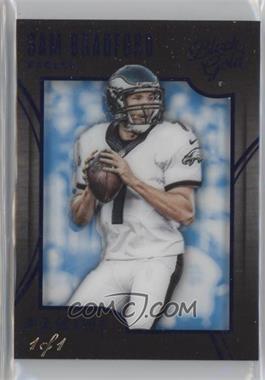 2015 Panini Black Gold - [Base] - Printing Plate Cyan #43 - Sam Bradford /1