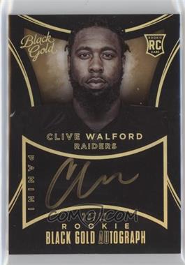 2015 Panini Black Gold - Black Gold Rookie Autograph - Gold #RAU-CW - Clive Walford /49 [EX to NM]