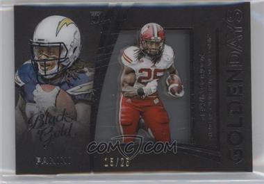 2015 Panini Black Gold - Golden Days - White Gold Foil #GDA-13 - Melvin Gordon /25