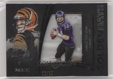 2015 Panini Black Gold - Golden Days - White Gold #GDA-33 - Andy Dalton /99