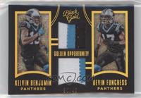 Kelvin Benjamin, Devin Funchess #/49