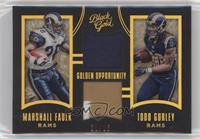 Marshall Faulk, Todd Gurley II [Noted] #/25