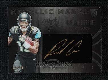 2015 Panini Black Gold - Metallic Marks - White Gold #MM-RG - Rashad Greene /49