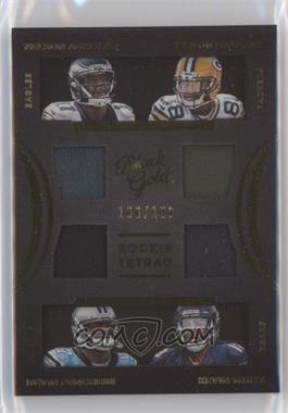 2015 Panini Black Gold - Rookie Tetrad #RT4-NWR - Nelson Agholor, Ty Montgomery, Devin Funchess, Kevin White /199