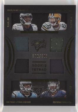 2015 Panini Black Gold - Rookie Tetrad #RT4-NWR - Nelson Agholor, Ty Montgomery, Devin Funchess, Kevin White /199