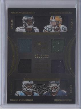 2015 Panini Black Gold - Rookie Tetrad #RT4-NWR - Nelson Agholor, Ty Montgomery, Devin Funchess, Kevin White /199