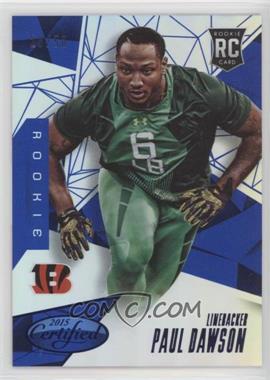 2015 Panini Certified - [Base] - Mirror Blue #178 - Rookies - Paul Dawson /50