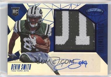 2015 Panini Certified - [Base] - Mirror Blue #203 - Freshman Fabric - Devin Smith /99