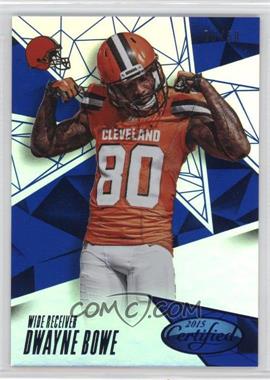 2015 Panini Certified - [Base] - Mirror Blue #66 - Dwayne Bowe /50