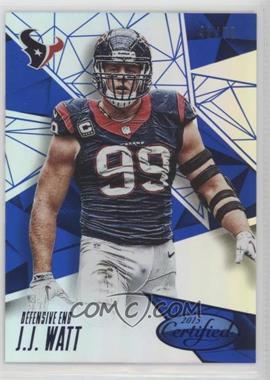 2015 Panini Certified - [Base] - Mirror Blue #79 - J.J. Watt /50