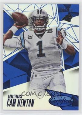 2015 Panini Certified - [Base] - Mirror Blue #81 - Cam Newton /50