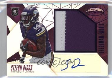 2015 Panini Certified - [Base] - Mirror Purple #214 - Freshman Fabric - Stefon Diggs /10